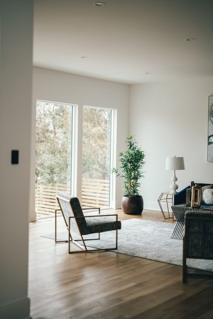 Bright, warm interior