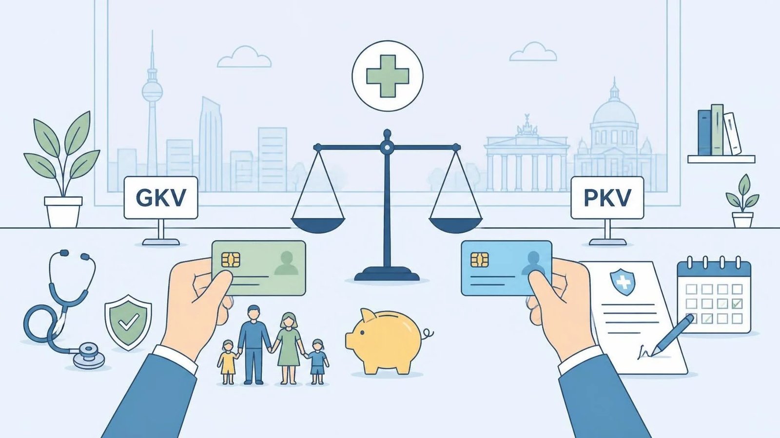Assurance maladie en Allemagne : GKV ou PKV, comment choisir ?